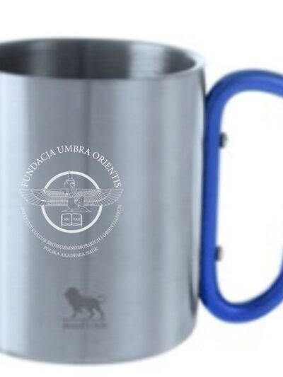 Kubek turystyczny ze stali nierdzewnej srebrny